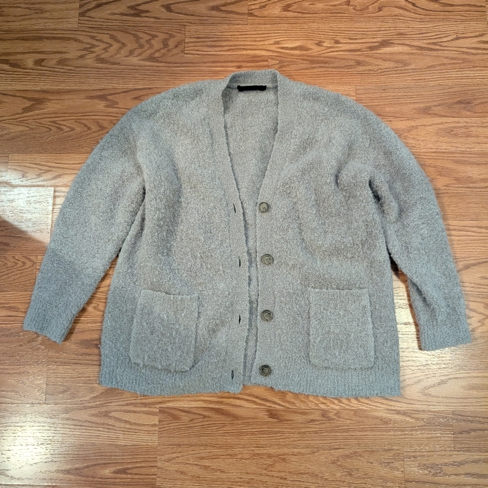 Jenni Kayne alpaca wool boucle cardigan sz S